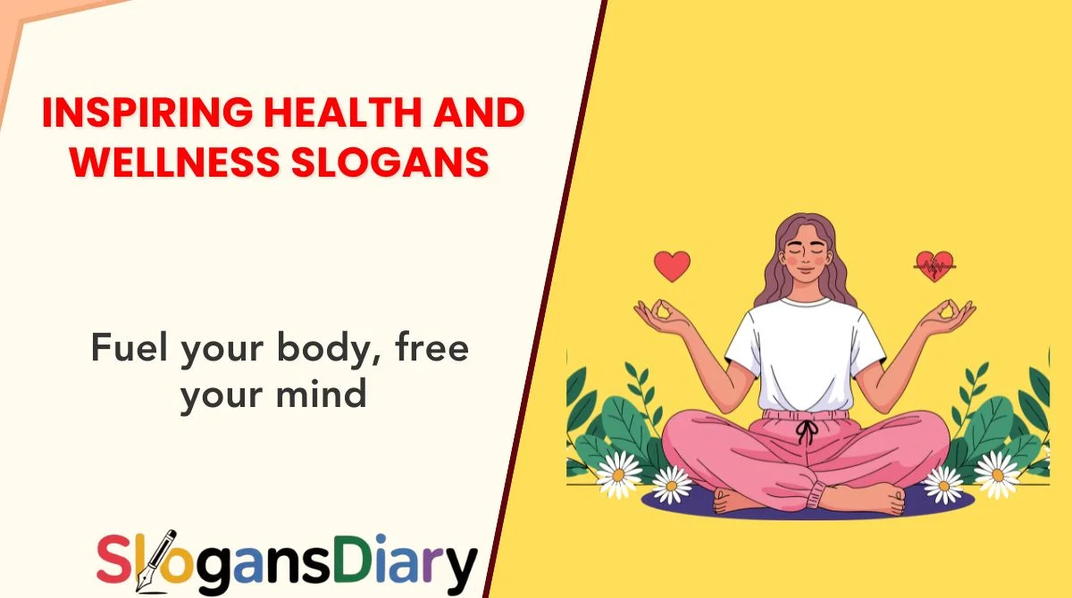 Inspiring Health and Wellness Slogans