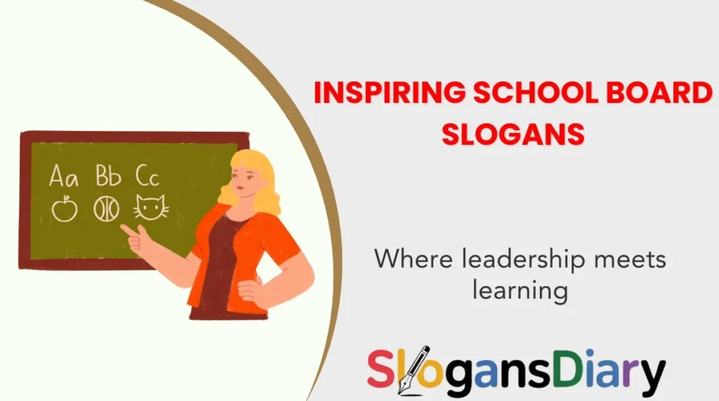 Inspiring School Board Slogans