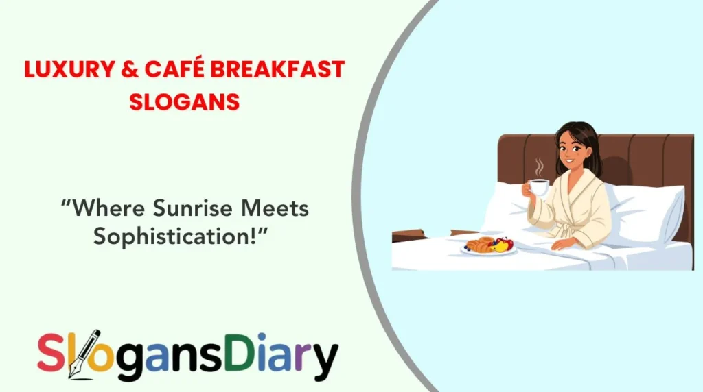 Luxury & Café Breakfast Slogans