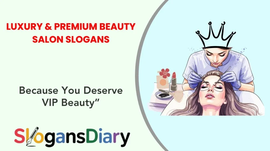 Luxury & Premium Beauty Salon Slogans