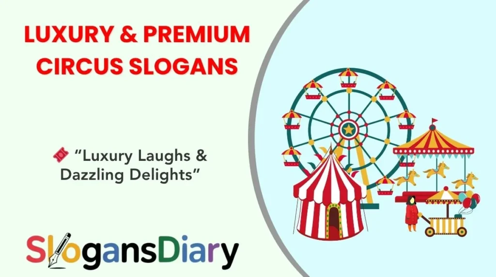 Luxury & Premium Circus Slogans