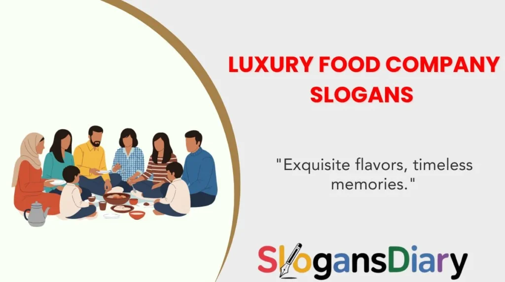 Luxury Food Company Slogans