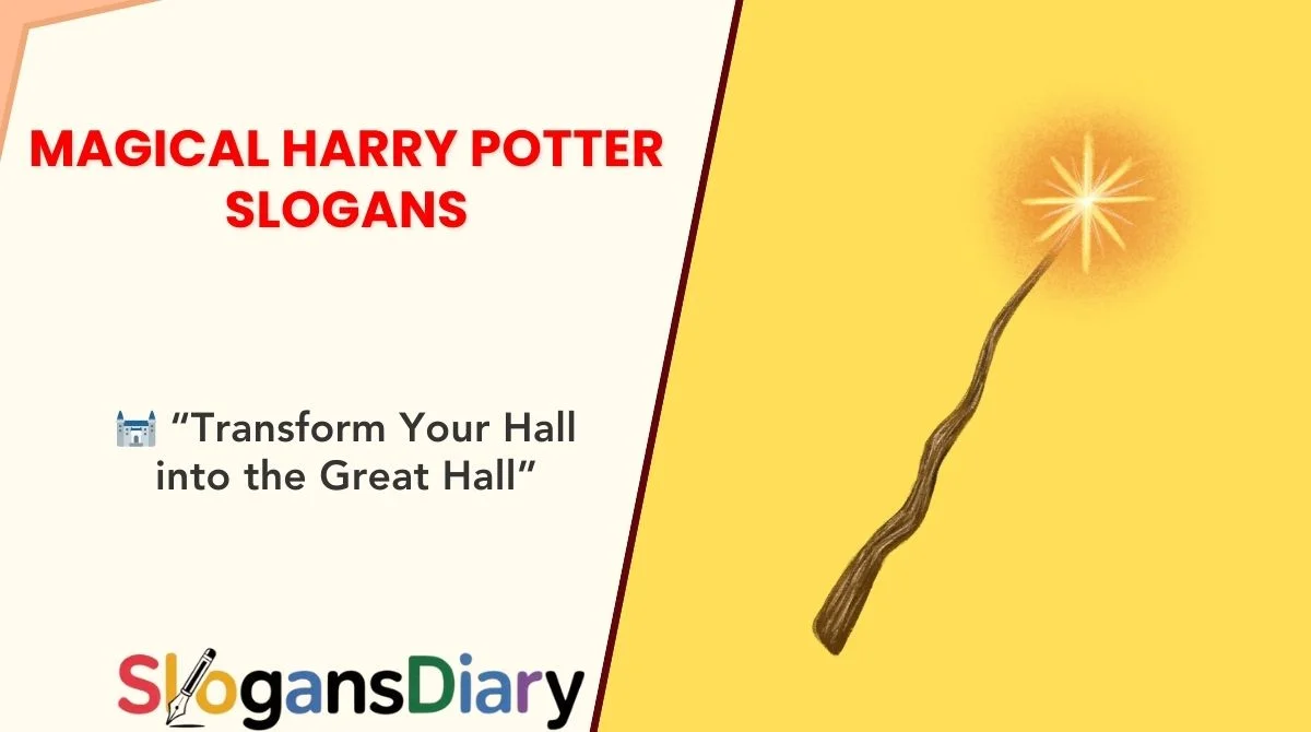 Magical Harry Potter Slogans