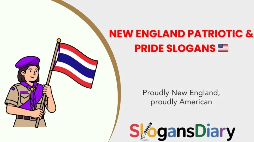 New England Patriotic & Pride Slogans 🇺🇸
