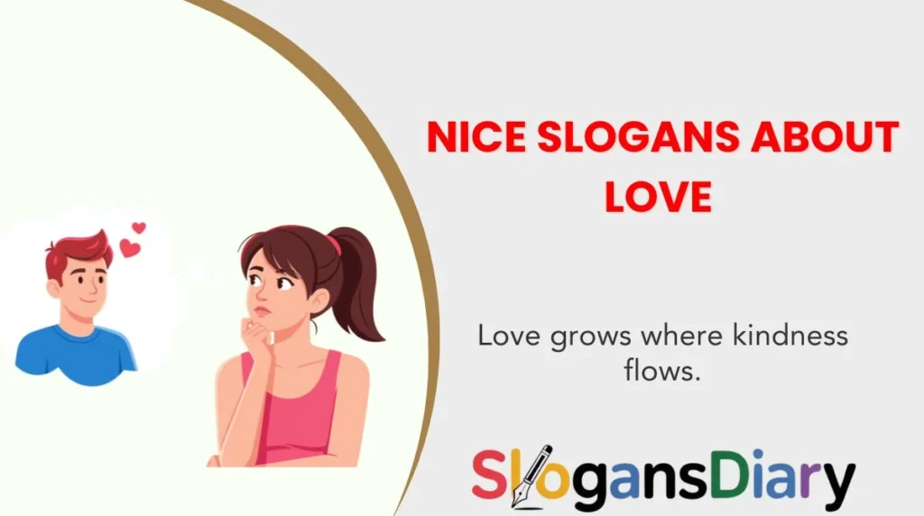 Nice Slogans About Love