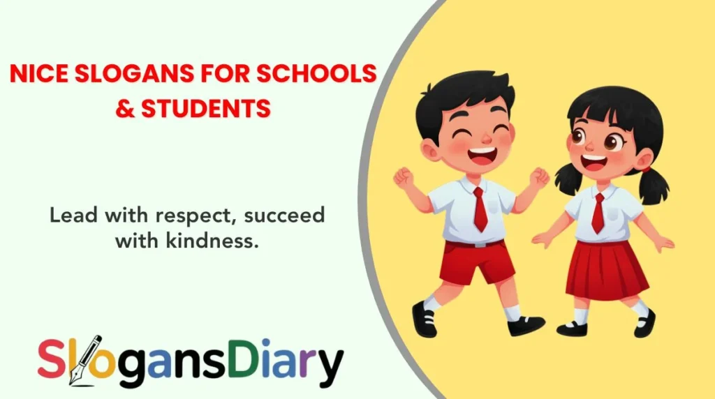 Nice Slogans for Schools & Students