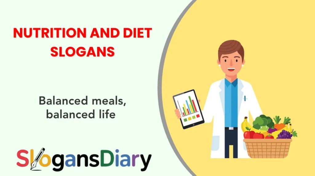 Nutrition and Diet Slogans