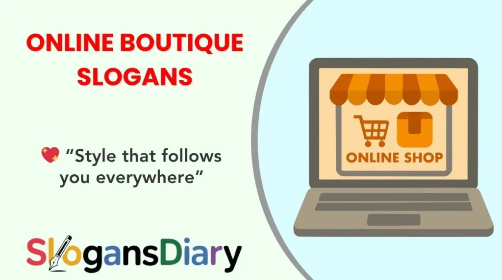 Online Boutique Slogans