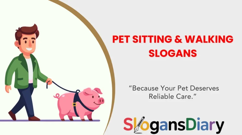 Pet Sitting & Walking Slogans