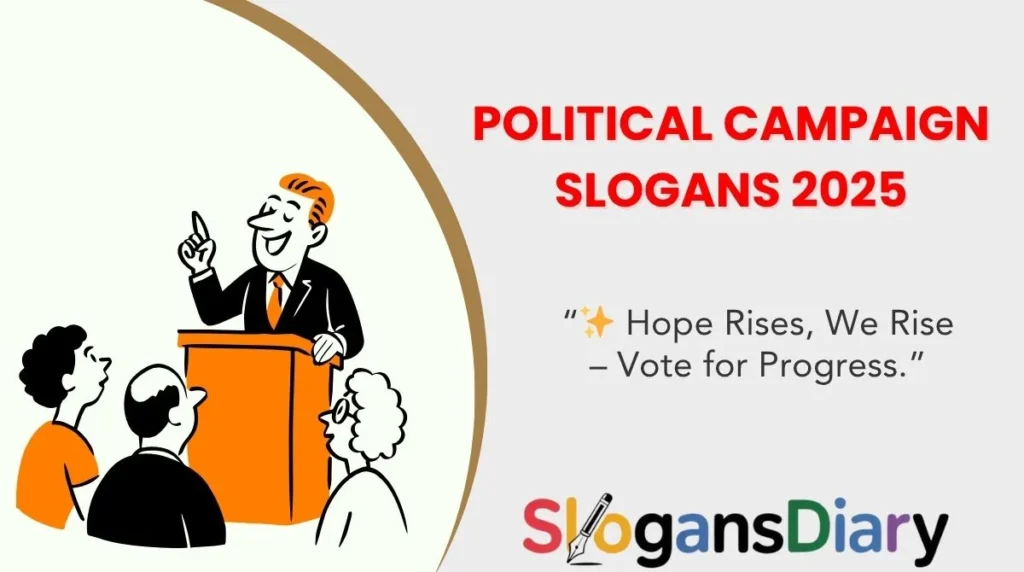 Political Campaign Slogans 2025