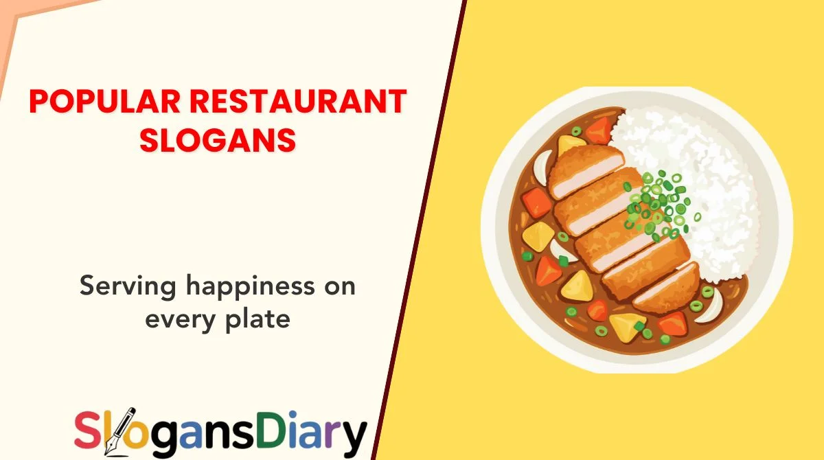 Popular Restaurant Slogans