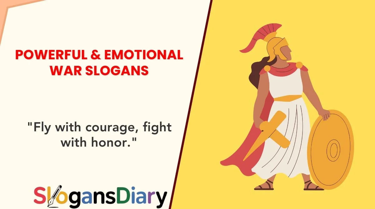 Powerful & Emotional War Slogans