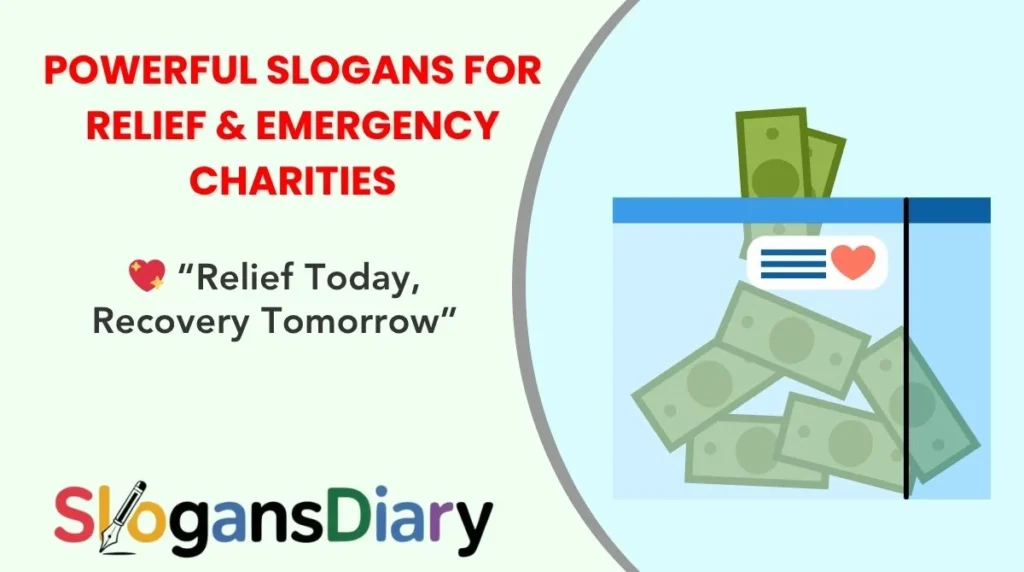 Powerful Slogans for Relief & Emergency Charities