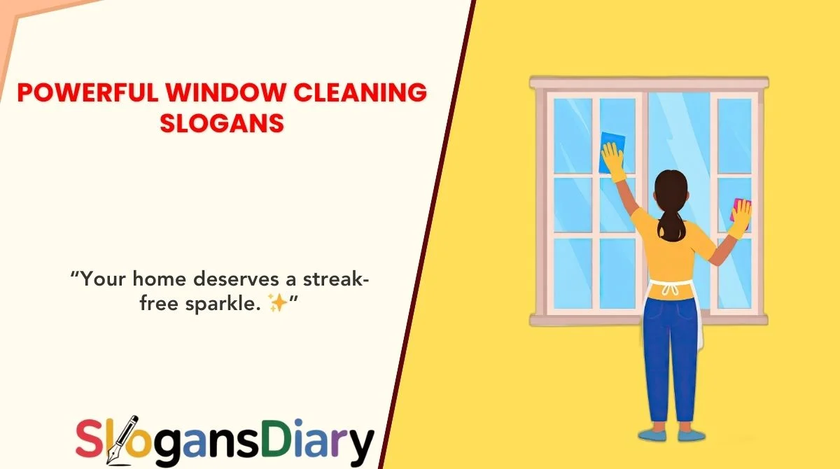 Powerful Window Cleaning Slogans