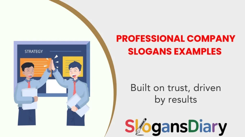 Professional Company Slogans Examples 🏢