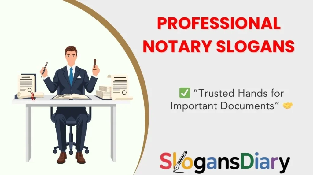 Professional Notary Slogans
