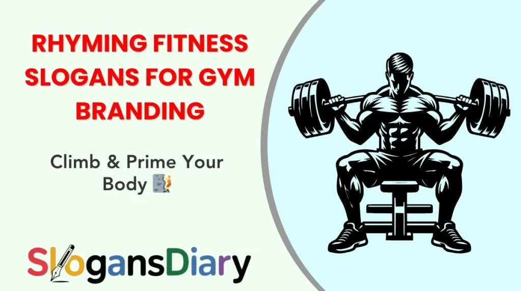 Rhyming Fitness Slogans for Gym Branding