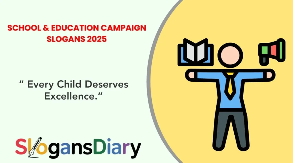 School & Education Campaign Slogans 2025