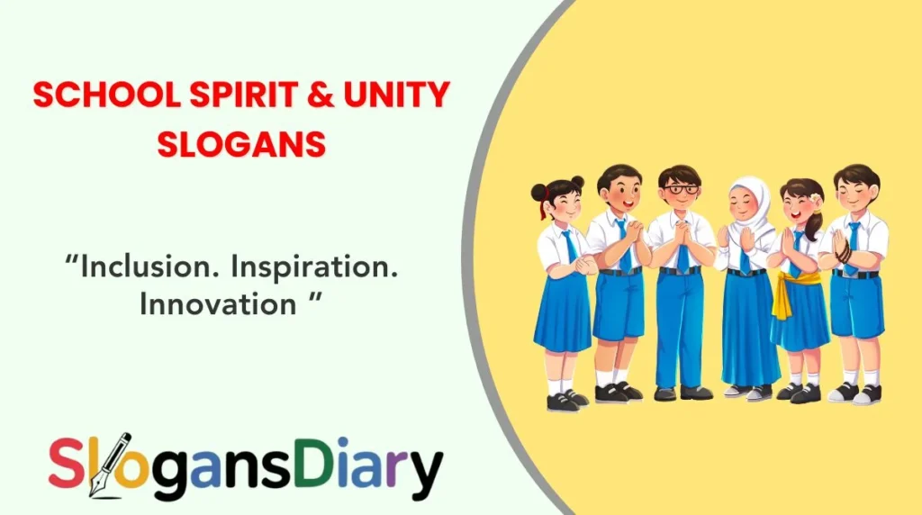 School Spirit & Unity Slogans