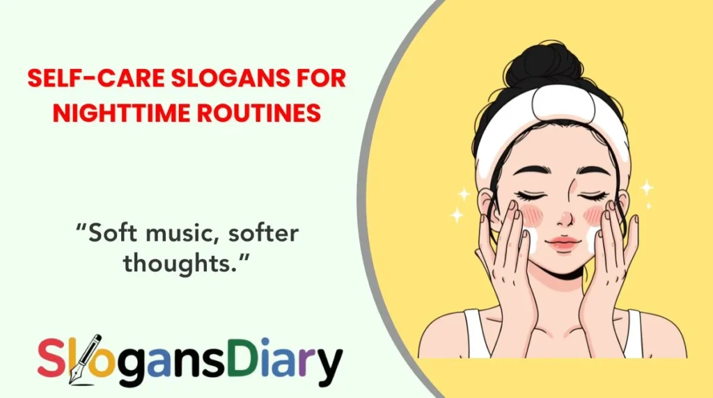 Self-Care Slogans for Nighttime Routines
