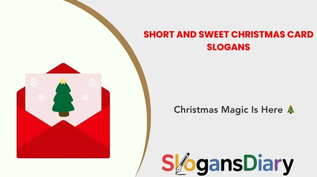 Short and Sweet Christmas Card Slogans