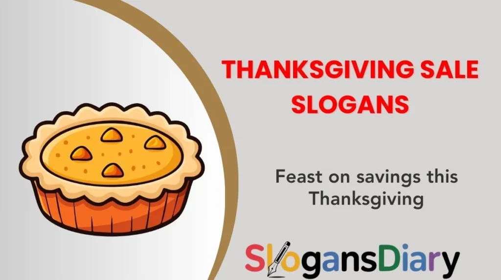 Thanksgiving Sale Slogans