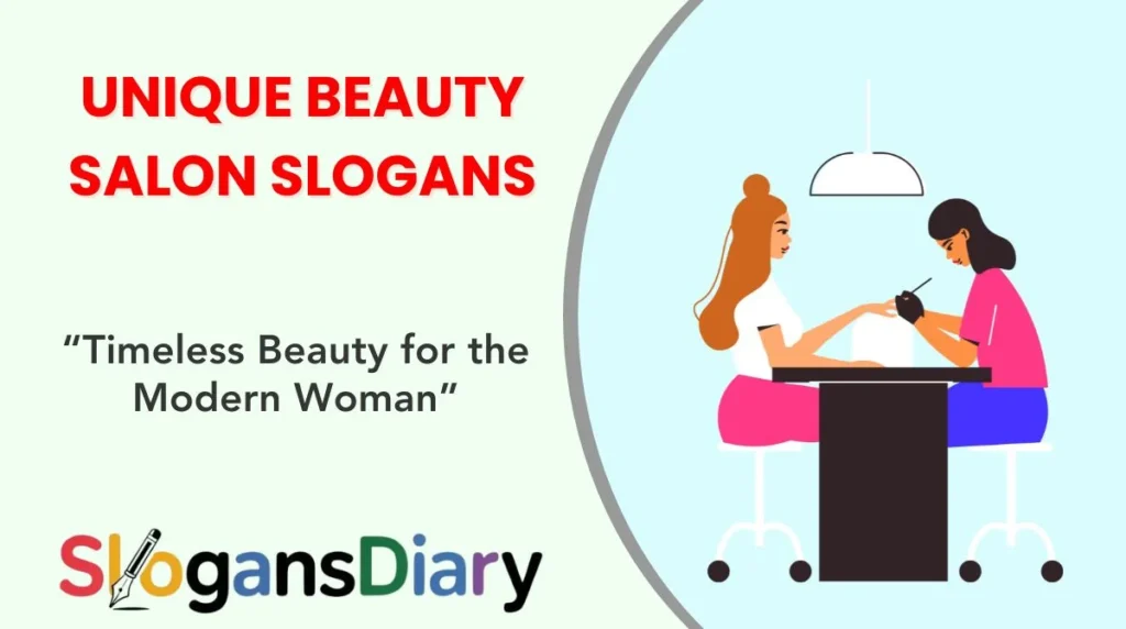 Unique Beauty Salon Slogans