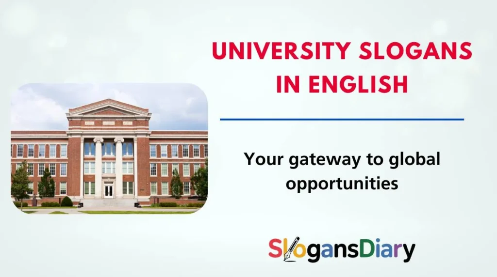University Slogans in English