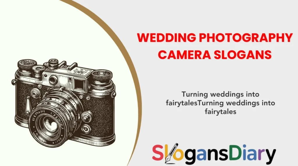 Wedding Photography Camera Slogans
