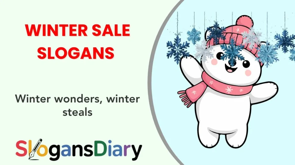 Winter Sale Slogans