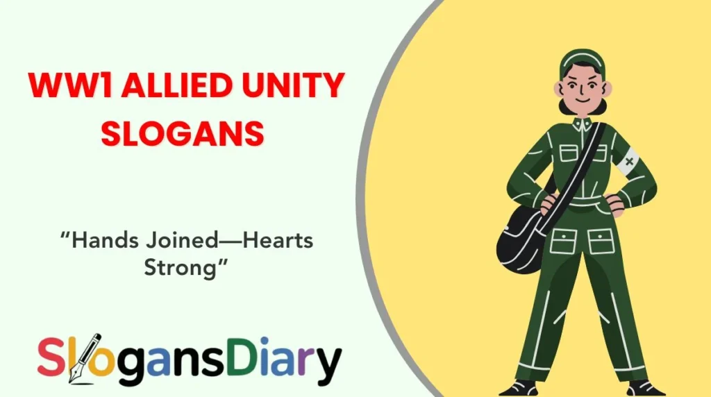 WW1 Allied Unity Slogans