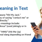 HMJ Meaning in Text